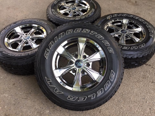 ขายล้อแม็ก SSW พร้อมยางดอก A/T #สายลุยไม่ควรพลาด ขอบ 15 4 ล้อ ราคา 8,900 บาท ขายล้อแม็ก SSW พร้อมยางดอก A/T #สายลุยไม่ควรพลาด ขอบ 15 4 ล้อ ราคา 8,900 บาท