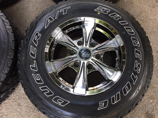 ขายล้อแม็ก SSW พร้อมยางดอก A/T #สายลุยไม่ควรพลาด ขอบ 15 4 ล้อ ราคา 8,900 บาท ขายล้อแม็ก SSW พร้อมยางดอก A/T #สายลุยไม่ควรพลาด ขอบ 15 4 ล้อ ราคา 8,900 บาท