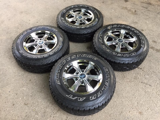 ขายล้อแม็ก SSW พร้อมยางดอก A/T #สายลุยไม่ควรพลาด ขอบ 15 4 ล้อ ราคา 8,900 บาท ขายล้อแม็ก SSW พร้อมยางดอก A/T #สายลุยไม่ควรพลาด ขอบ 15 4 ล้อ ราคา 8,900 บาท