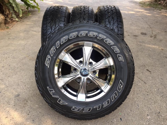 ขายล้อแม็ก SSW พร้อมยางดอก A/T #สายลุยไม่ควรพลาด ขอบ 15 4 ล้อ ราคา 8,900 บาท ขายล้อแม็ก SSW พร้อมยางดอก A/T #สายลุยไม่ควรพลาด ขอบ 15 4 ล้อ ราคา 8,900 บาท