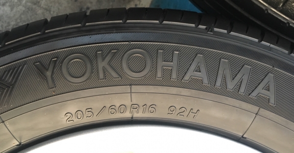 ล้อแม็ก Mitsu lancer EX ขอบ16 พร้อมยาง Yokohama 205-60-16 ปลายปี 12