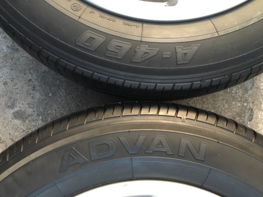 ล้อแม็ก Mitsu lancer EX ขอบ16 พร้อมยาง Yokohama 205-60-16 ปลายปี 12