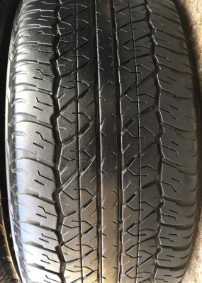 ล้อแม็ก Mitsu Pajero ขอบ 18 พร้อมยาง Dunlop 265-60-18 ปลายปี 15 แม็กสวย ดอกเต็มๆ