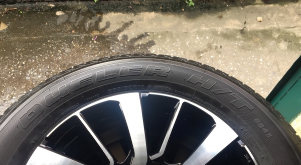 แม็กป้ายแดง Mitsu All New Pajero Sport ตัวท๊อป ขอบ 18 พร้อมยางป้ายแดง 265-60-18 ปี17 แม็กสวย เนียน ตุ่มอลัง