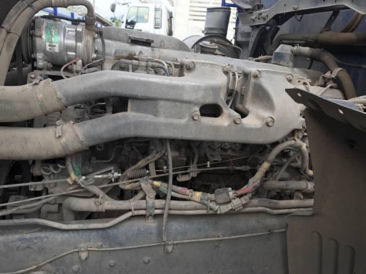 Hino mega เครื่อง 320 แรง ปี 46 แม่ลูกดัมพ์สหกิจ ลูก 3 เพลา ทะเบียนพร้อม