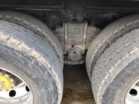 Hino mega เครื่อง 320 แรง ปี 46 แม่ลูกดัมพ์สหกิจ ลูก 3 เพลา ทะเบียนพร้อม