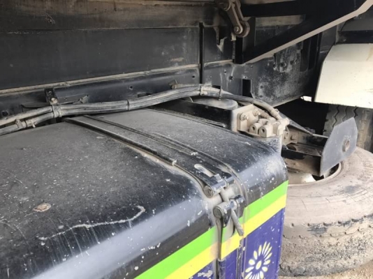 Hino mega เครื่อง 320 แรง ปี 46 แม่ลูกดัมพ์สหกิจ ลูก 3 เพลา ทะเบียนพร้อม