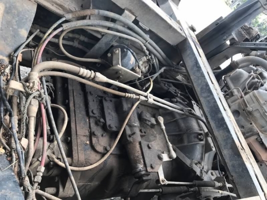 Hino FM1J สมอเงิน วางเครื่อง P11-320 แรง ปี 44 แม่ลูกดัมพ์ ลูก 3 เพลายัด ทะเบียนพร้อม