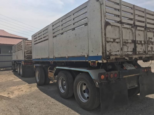 Hino FM1J สมอเงิน วางเครื่อง P11-320 แรง ปี 44 แม่ลูกดัมพ์ ลูก 3 เพลายัด ทะเบียนพร้อม