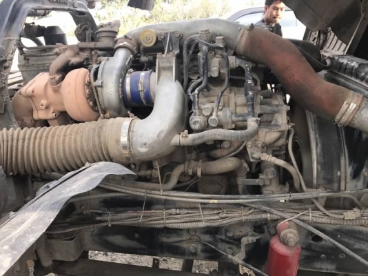 Hino FM1J สมอเงิน วางเครื่อง P11-320 แรง ปี 44 แม่ลูกดัมพ์ ลูก 3 เพลายัด ทะเบียนพร้อม