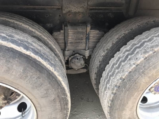 Hino FM1J สมอเงิน วางเครื่อง P11-320 แรง ปี 44 แม่ลูกดัมพ์ ลูก 3 เพลายัด ทะเบียนพร้อม