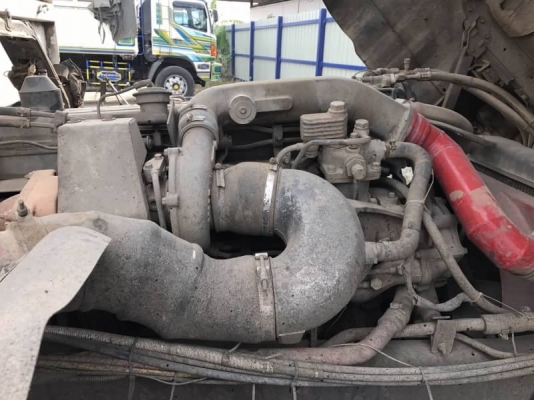 Hino FM1J สมอเงิน วางเครื่อง P11-320 แรง ปี 44 แม่ลูกดัมพ์ ลูก 3 เพลายัด ทะเบียนพร้อม