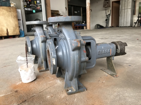 ขายหัวปั้มน้ำหอยโข่ง Ebara 80x65FSH ขนาดเข้า 3นิ้ว ออก 2.5นิ้ว ใบพัดทองเหลือง สภาพสวยมาก หมุนนิ่ม มี 3ตัวครับ