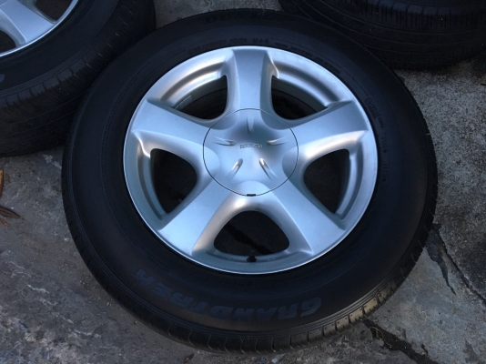 ล้อแม็ก ISUZU V-CROSS ขอบ 17 พร้อมยาง Dunlop 225-65-17 ปลายปี 14