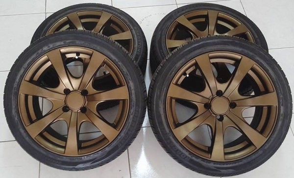 แม็กขอบ17 มือ2 มีหลายชุดพร้อมยางถูก