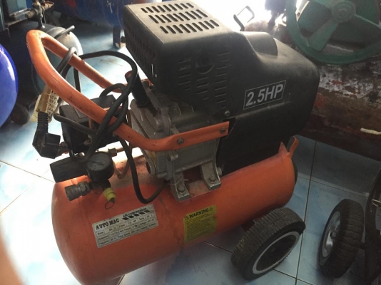 ขายปั้มลมโรตารี่ AUTOMAC 25ลิตร มือสองครับ ขายปั้มลมโรตารี่ AUTOMAC 25ลิตร มือสองครับ