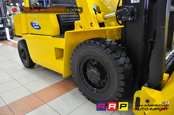 ขายรถโฟล์คลิฟท์มือสอง KOMATSU รุ่น FG20-8-137301 นำเข้าจากประเทศญี่ปุ่น 100\% ไม่เคยใช้งานในไทย