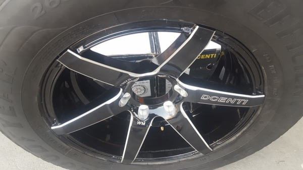 ล้อใหม่ DCENTI ขอบ17 6รู139 พร้อมยางเปอร์เช็น 4 ล้อ