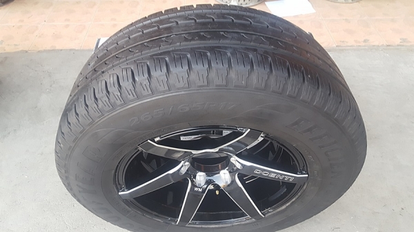 ล้อใหม่ DCENTI ขอบ17 6รู139 พร้อมยางเปอร์เช็น 4 ล้อ
