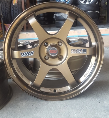 ล้อมือ2 TE37 ขอบ17 4รู100 กว้าง 7.5  4 ล้อ