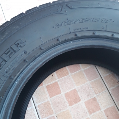 ยาง 265-65-17 NITTO DURA GRAPPLER ปี15 ดอกท่วม 1ชุด 4,500