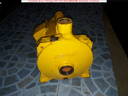 ขายปั๊มน้ำหอยโข่งชนิดแรงดันสูง Mitsubishi รุ่น WCH-1105S  1.5hp