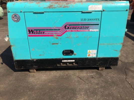 ขายเครื่องเชือมสนาม Welding Generator Denyo TLW-300SSWK มือ2 เก่าญี่ปุ่น