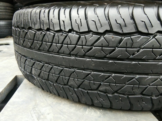 ขายยางDUNLOP 255/70R16 ยางสัปดาห์ที่16ปี17 ดอกยางสวยสดไม่มีปะ จำนวน 1 ชุด