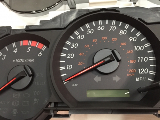 เรือนไมล์รถยนต์ Toyota เรือนไมล์รถยนต์ Toyota