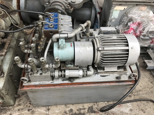 ขายชุดปั้มน้ำมันไฮโดรลิค Nachi 2HP. 220V 3สาย made in Japan พร้อมชุดวาล์วคอนโทรล 200vac สภาพสวยเดิมๆ พร้อมใช้งาน