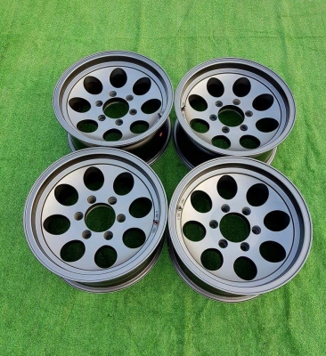 ขายล้อหยดน้ำ ขอบ 16 กว้าง 8" ออฟลบ 10 สีเทากัลสวยๆ