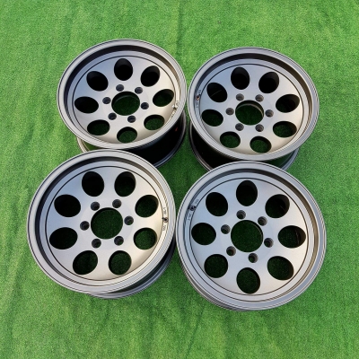 ขายล้อหยดน้ำ ขอบ 16 กว้าง 8" ออฟลบ 10 สีเทากัลสวยๆ