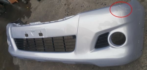 กันชน Vigo สีบรอนซ์เงิน มีตำหนิ โป่งข้างกันชนสีดำ ชุดประกอบกันชน กันชน Vigo สีบรอนซ์เงิน มีตำหนิ โป่งข้างกันชนสีดำ ชุดประกอบกันชน