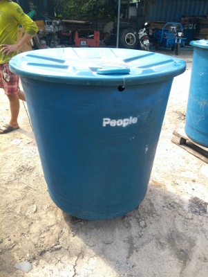 ถังน้ำดื่ม 500 ลิตร มีฝาปิดถังพร้อม ของใหม่ ผ่านมอก.สำหรับอุปโภค-บริโภค