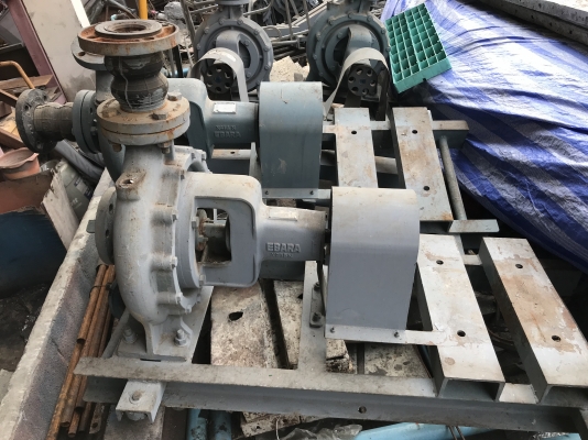 ขายปั้มน้ำหอยโข่ง Ebara 80x65FSK ขนาดเข้า 3นิ้ว ออก 2.5นิ้ว ใบพัดทองเหลือง รุ่นใบพัดใหญ่ส่งน้ำไกล ชนมอเตอร์ 15HP. 380V สภาพสวยเดิมๆ พร้อมใช้งาน มี 5ชุดครับ