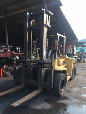 ฟอล์คลิฟต์ 6 ตัน  CATERPILLAR  DP60  รถปี 2003  เครื่องยนต์เซล  S6S   เสายกสูง 6 เมตร  เกียร์ออโต้