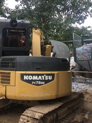 รถแบคโฮ KOMATSU PC - 78 US. , ( รถทำงาน 8,xxx ชม. ) สนใจติดต่อ 081 - 6079515