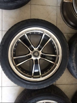 ล้อขอบ17กว้าง7.5ทั้ง4ลูก5/114ไม่มีซ่อมเดิมๆสีตามการใช้งาน แถมยางไปใช้ขายยกชุด4500฿ ID line Tel .0850448320 ล้อขอบ17กว้าง7.5ทั้ง4ลูก5/114ไม่มีซ่อมเดิมๆสีตามการใช้งาน แถมยางไปใช้ขายยกชุด4500฿ ID line Tel .0850448320