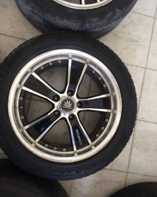 ล้อขอบ17กว้าง7.5ทั้ง4ลูก5/114ไม่มีซ่อมเดิมๆสีตามการใช้งาน แถมยางไปใช้ขายยกชุด4500฿ ID line Tel .0850448320 ล้อขอบ17กว้าง7.5ทั้ง4ลูก5/114ไม่มีซ่อมเดิมๆสีตามการใช้งาน แถมยางไปใช้ขายยกชุด4500฿ ID line Tel .0850448320