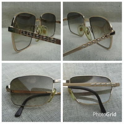 แว่นตาสองกษัตริย์ แบรนด์สุดหรูผู้ดีอังกฤษ ยุค &#039;80s ก้านขาถักลายทอง หายาก ! Vintage DUNHILL hand