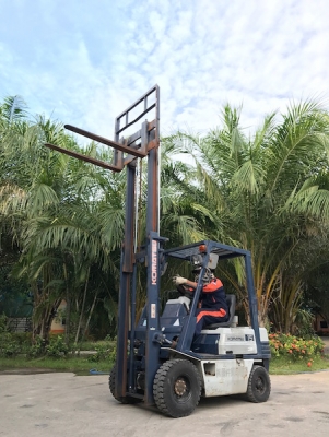 ""ลดกระหน่ำ"" ขายFORKLIFT KOMATSU FG15-15(1.5ตัน) สวยเดิมจากญี่ปุ่น ยังไม่เคยใช้ในไทย 99,000เท่านั้น!!