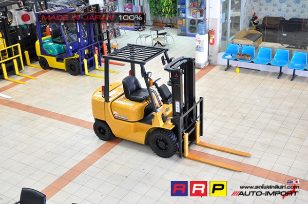 ขายรถโฟล์คลิฟท์มือสอง MITSUBISHI รุ่น FD25-F18B-07288 นำเข้าจากประเทศญี่ปุ่น 100\% ไม่เคยใช้งานในไทย ขายรถโฟล์คลิฟท์มือสอง MITSUBISHI รุ่น FD25-F18B-07288 นำเข้าจากประเทศญี่ปุ่น 100\% ไม่เคยใช้งานในไทย