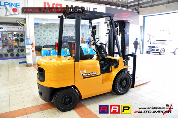 ขายรถโฟล์คลิฟท์มือสอง MITSUBISHI รุ่น FD25-F18B-07288 นำเข้าจากประเทศญี่ปุ่น 100\% ไม่เคยใช้งานในไทย ขายรถโฟล์คลิฟท์มือสอง MITSUBISHI รุ่น FD25-F18B-07288 นำเข้าจากประเทศญี่ปุ่น 100\% ไม่เคยใช้งานในไทย