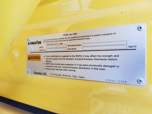 รถแบคโฮ KOMATSU PC200-8MO ใช้งานน้อย เดิมๆทั้งคัน