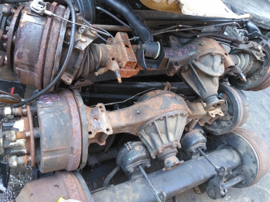 คานหน้า เพลาท้าย isuzu nkr 4wd