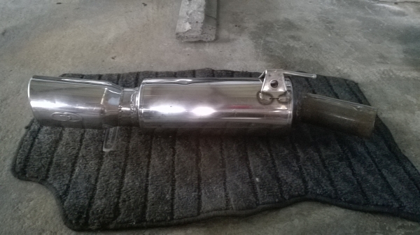 ปลายท่อ GANADOR ญี่ปุ่นเเท้เลสทั้งใบ ใส้ตรง ขนาด2.2นิ้ว สภาพok