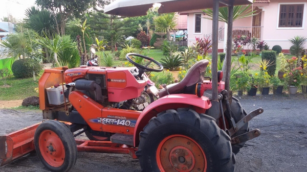 krt140 pto มีดันหน้า ผาลหลัง พร้อมใช้งาน เครื่องดี แบตพร้อม เล่มทะเบียนพร้อม