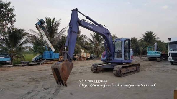 FROM JAPAN ขายถูกด่วนๆ รถขุด HYD. EXCAVATOR KOMATSU PC128US-1/ เครื่องยนต์ KOMATSU -4D102 เทอร์โบว์ 