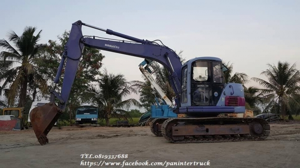 FROM JAPAN ขายถูกด่วนๆ รถขุด HYD. EXCAVATOR KOMATSU PC128US-1/ เครื่องยนต์ KOMATSU -4D102 เทอร์โบว์ 