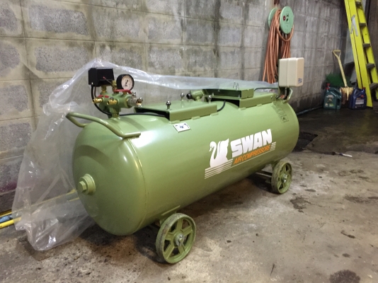 ขายถังลมเปล่า swan 240 ลิตร ขายถังลมเปล่า swan 240 ลิตร